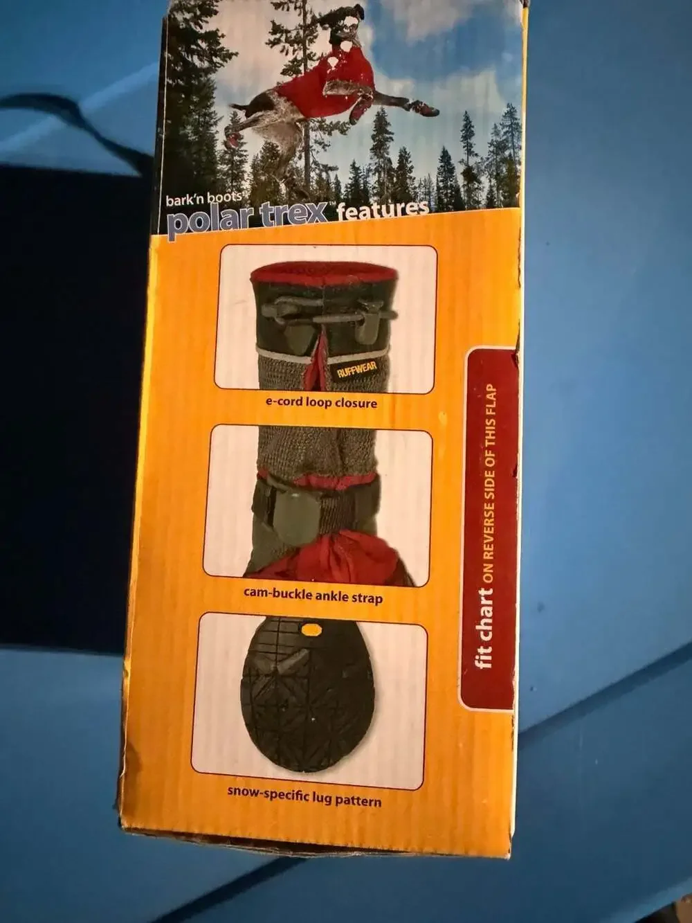 Ruffwear Bark'n Boots Polar Trex Winter Dog Boots, Size Small